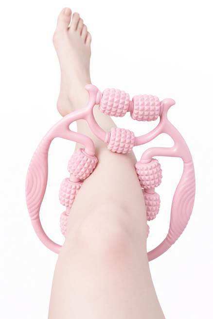 아비디아 릴렉스컬렉션 다리알빼기 종아리 허벅지 롤러 안마기구, 블로썸핑크, 1개