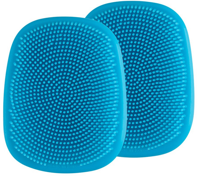 비비또 실리콘 클렌징 모공 브러쉬, 발틱블루, 2개