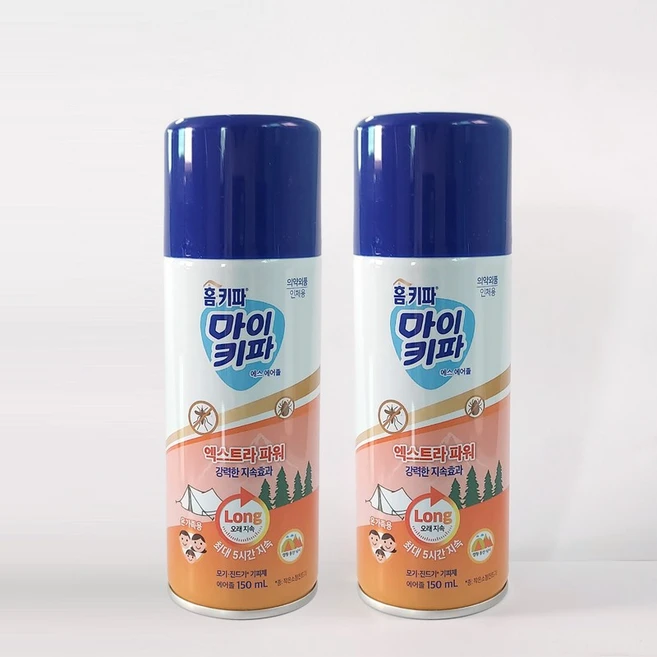 홈키파 마이키파 에스 에어졸 엑스트라 파워, 150ml, 2개 - 쿠팡