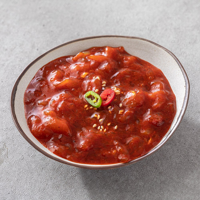 국내산 연평도 양념 순살게장 수제소스 수작업 꽃게살, 3개, 250g