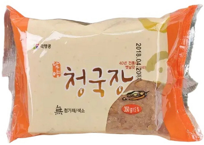 구수한 담양 생 청국장 350gx12개입(업소용) 총 4.2kg, 1개, 350g
