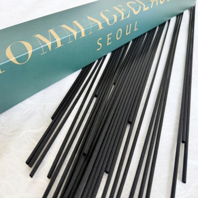 60cm 대형 디퓨저 스틱 롱 리드스틱 리필 교체용 거실 반려동물 공간 추천, 30개입, 1개, 블랙