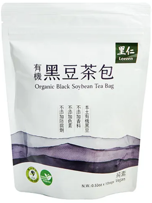 里仁 黑豆茶包, 15g, 1個, 10個裝