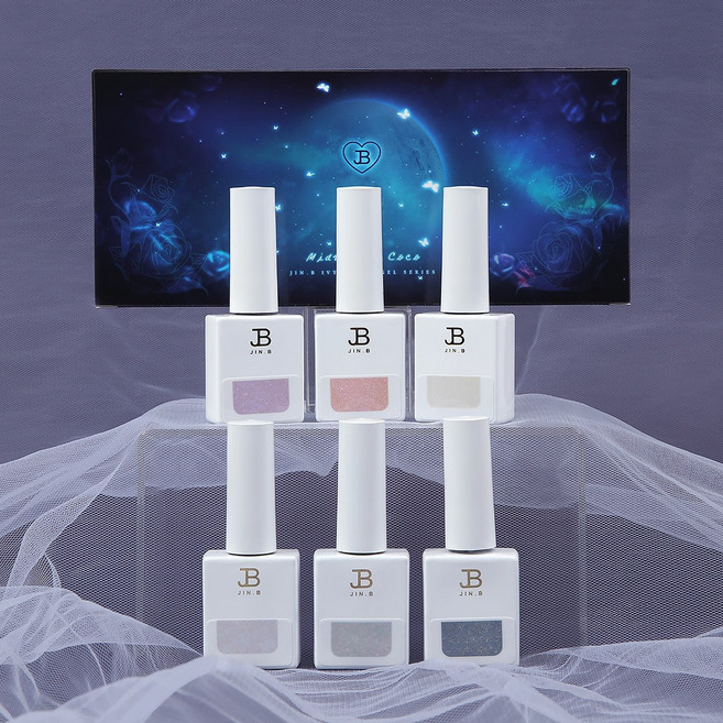 (제이뷰티)정품 [그라시아] 진비 아이비 미드나잇 코코 야광펄젤 6종 (단품), JBI-228, 1개