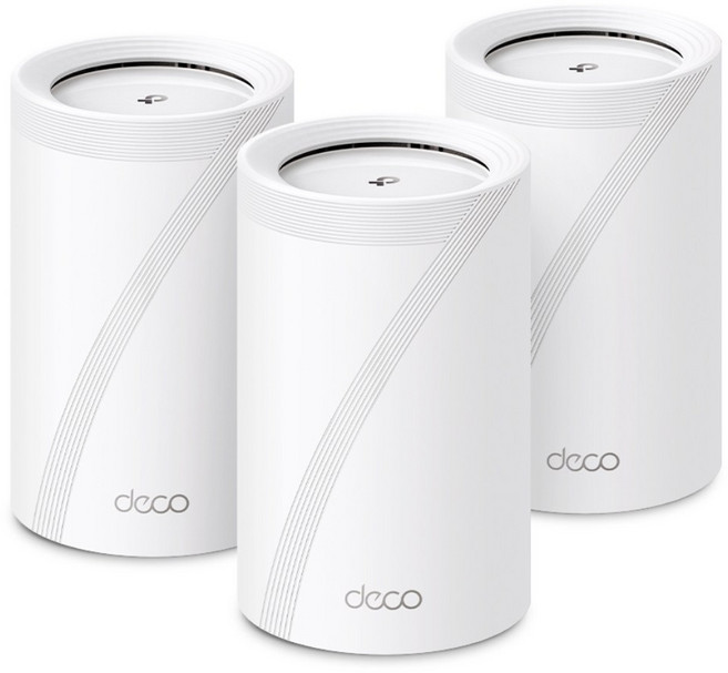 티피링크 BE11000 통합 홈 메시 시스템 트라이밴드 Wi-Fi 7 공유기, 3개, Deco BE65