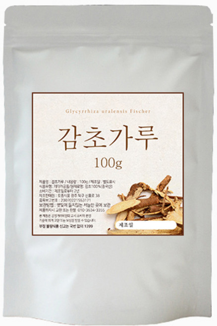 에코스킨 감초가루 분말, 100g, 1개