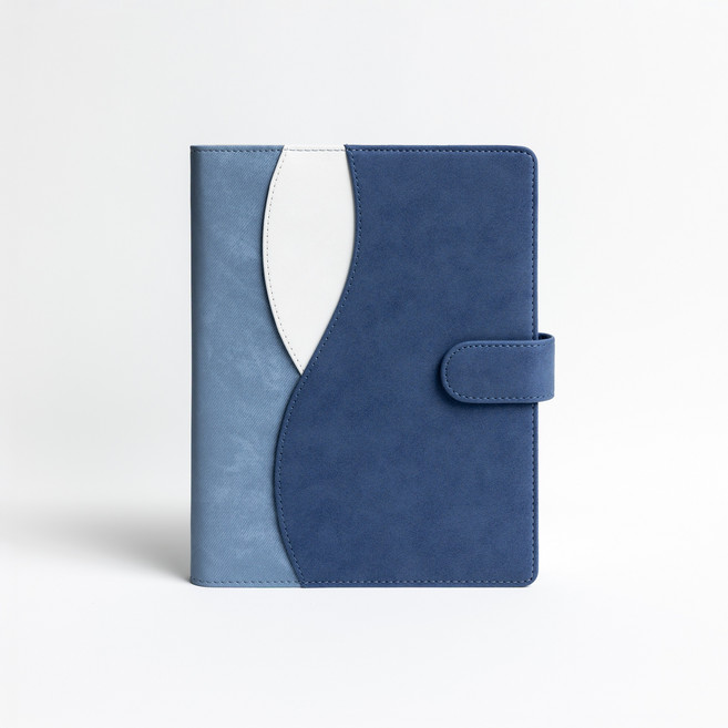 웨이비 프리미엄 6공 비즈니스 만년 다이어리, 코지 블루, 1개