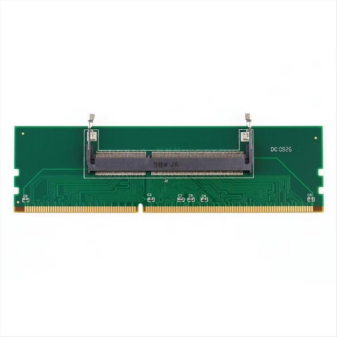 DDR3 노트북 노트북 데스크탑 메모리 어댑터 카드 200 핀 소위 PC 240 핀 딤섬 메모리 RAM 커넥터 어댑터, [03] 3 Pcs, 1) green