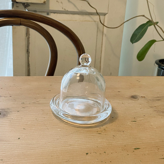 유리돔 글라스돔 캔들 오브제 악세사리 보관함 유리함, 1개