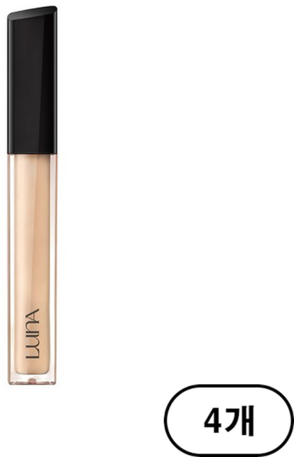 루나 롱래스팅 팁 리퀴드 컨실러 7.5g, 4개, 2호 베이지