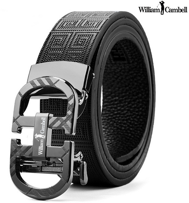 윌리엄캠벨 명품소가죽 남성벨트 정장벨트 남자 소가죽 자동 벨트 DA386E
