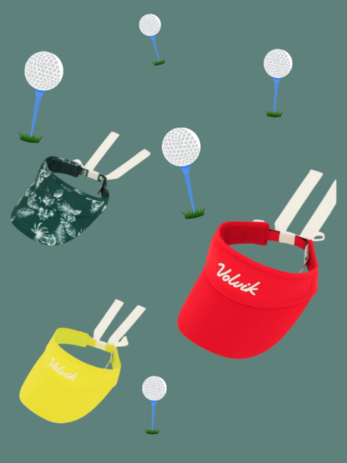 볼빅 25년여름 여성 리본 선바이저 VLAPP303, DE