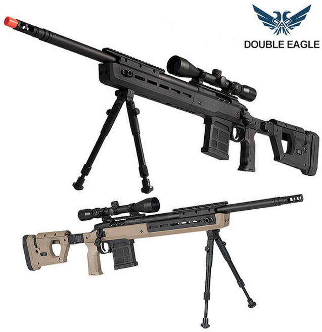 M66 메탈 스나이퍼건 더블이글 서바이벌 비비탄총 저격총 전동건 장난감총 어린이날선물 크리스마스선물 남아선물 에땁 베틀그라운드 베그 M61 M59A, 검정, 1개
