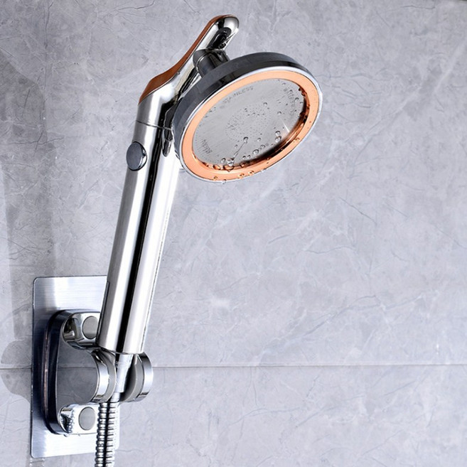 괴물 수압 상승 절수 샤워기 헤드 (화이트 실버), 실버, 실버, 1개