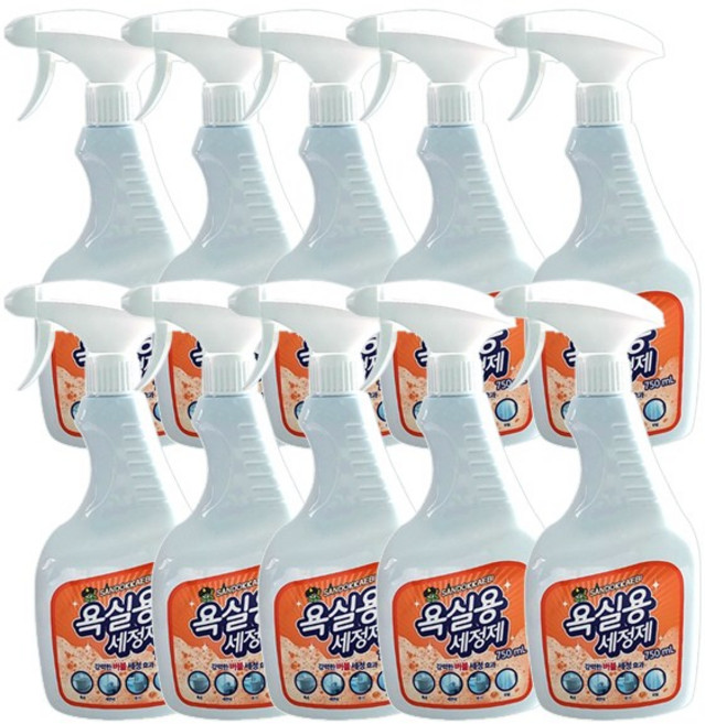 산도깨비 청소세제 욕실용세정제 750ml x 10개 1박스