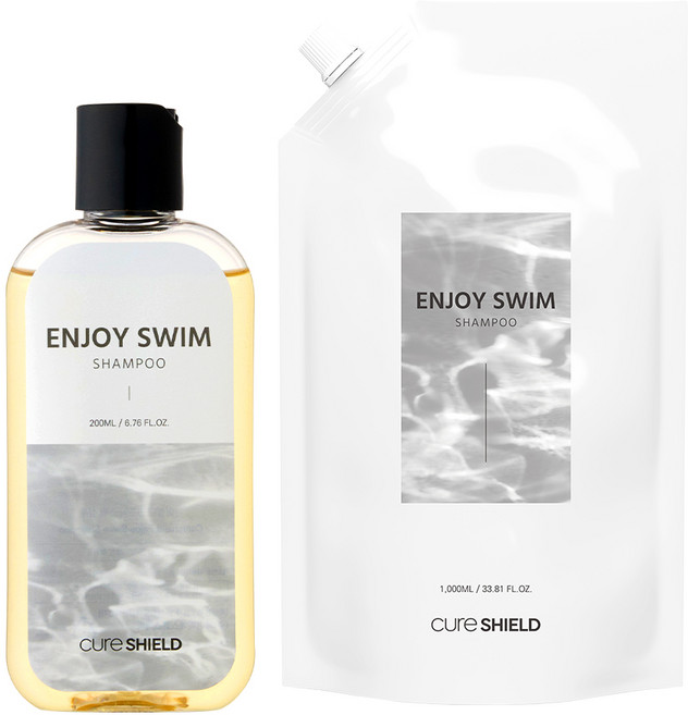인조이스윔 수영샴푸 염소제거 수영장 샴푸 수영복 냄새 제거 샴푸 단품 리필 세트, 1세트