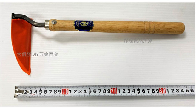 台灣製 兩用除草扒 木柄彎月鋤 黑鋼鋤草刀 (含稅) 割草刀 鋤草耙 除草鋤頭 除草鐮刀, 1個, 兩用(木柄)除草扒