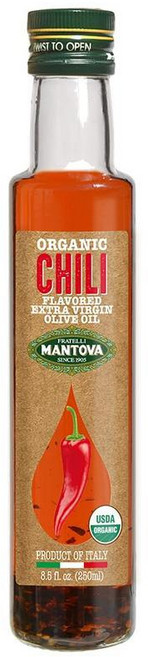 만토바 칠리 맛 엑스트라 버진 올리브 오일 246.6ml, 1개