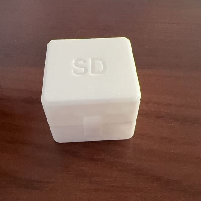 SD卡收納盒 TF卡 Micro SD 相機記憶卡盒 一體硬殼, 加厚白色款,7張SD卡收納盒, 1個, N/A