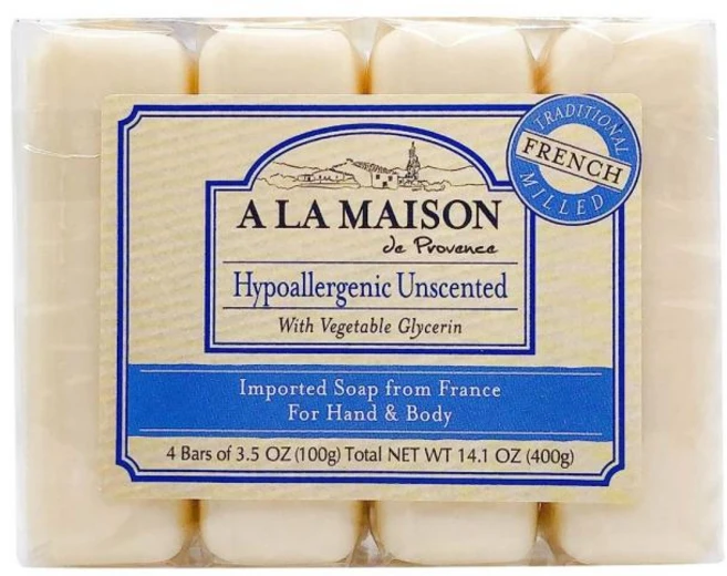 A LA MAISON Hypoallergenic 바 솝 4개입, 400g - 쿠팡
