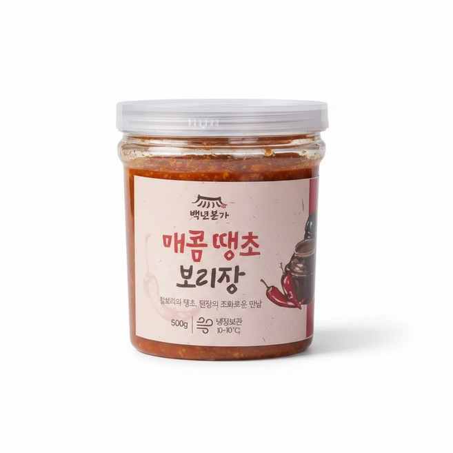 백년본가 만능 보리장 매콤땡초 맛 500g, 1개