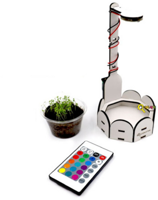 초중등 진로체험 미래농업 리모콘 조명조절 led 스마트 식물재배 키트 교과준비 실험