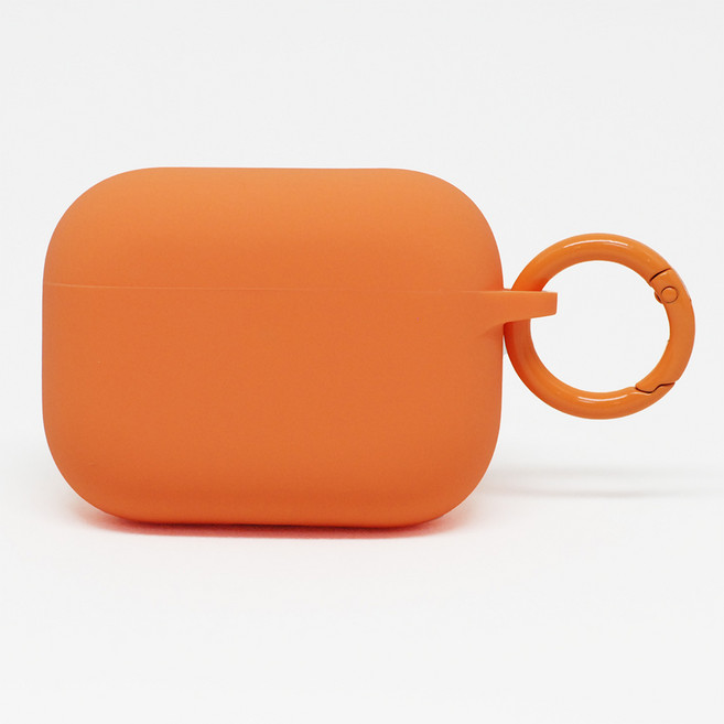 플레이360 에어팟프로 3 케이스 / 실리콘 키링 케이스, 오렌지