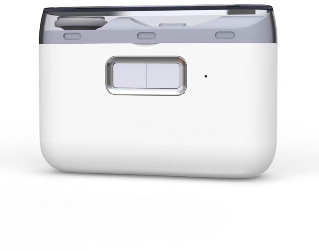 SHOWLON 전동 손톱깍이 Pro 네일 트리머 광택 자동컷팅 전동 자동 손톱깎이 손톱깍이 세트 손톱 관리 정리, 1개, 화이트