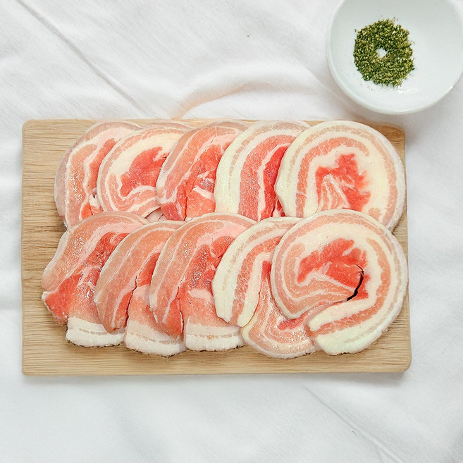 꽃삼겹 서초갈비 냉동 삼겹살 구이용 1kg, 1개