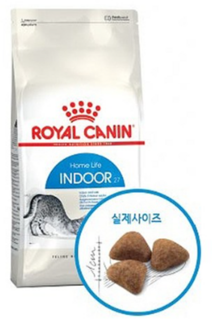로얄캐닌 어덜트 인도어 고양이 사료, 닭, 2kg, 1개