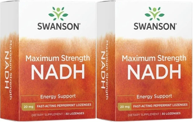 스완슨 맥시멈 스트렝스 NADH 20mg 로젠지, 1개, 30정 - 쿠팡