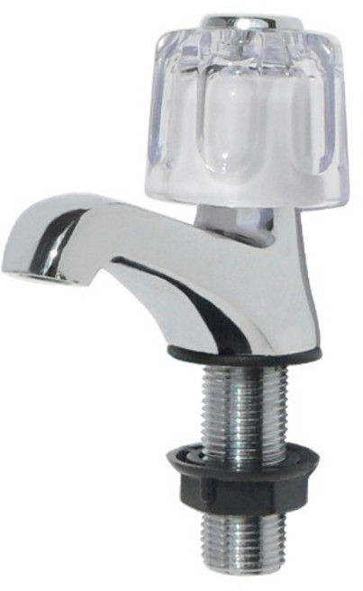 세면대 수도꼭지 세면기수전 세로꼭지 영남, 청색(냉수표시), 1개