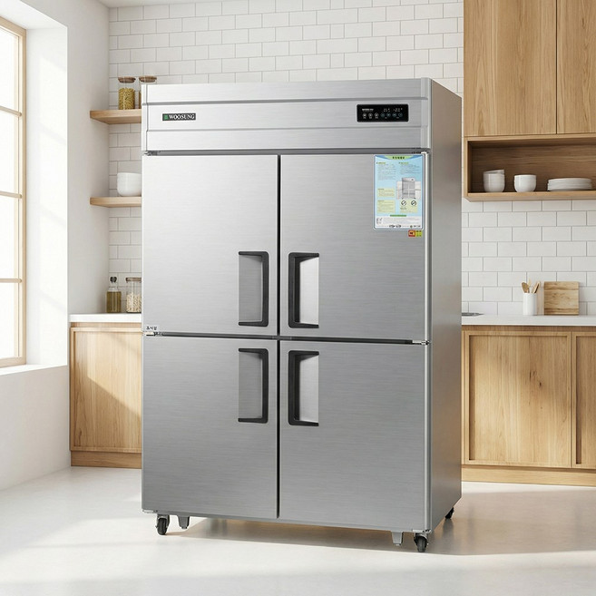 우성 45박스 업소용 냉동고 올냉동 직냉식 디지털 CWSM-1244DF 영업용, 메탈