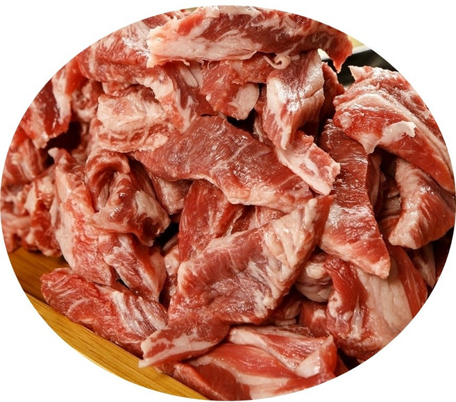 배터지겠소모듬 소고기 우삼겹 갈비살 토시살 부채살, 1세트, 800g