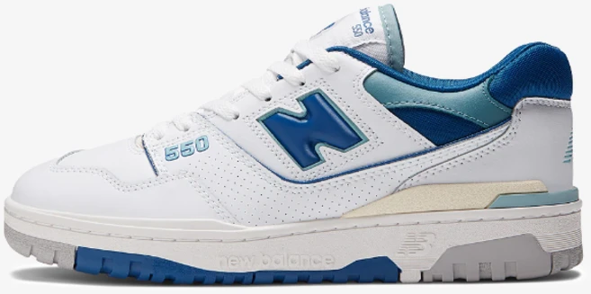 뉴발란스 BB550 남녀 공용 550 스니커즈 화이트 그레이, 255, BB550NCC - 쿠팡
