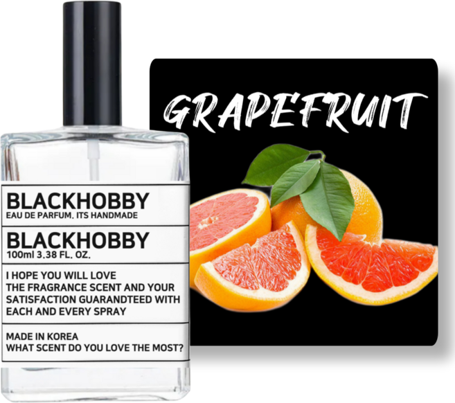 [3+1] 블랙하비 자몽향 베스트 10종 드레스퍼퓸 / 사탕수수 발효 베이스 사용, 1개, 100ml, 160. 베르가못