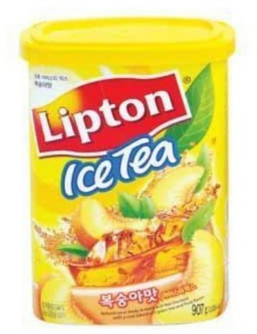 립톤 아이스티 복숭아맛 907g 복숭아아이스티 베이스, [5159890]옵션없음, 1개