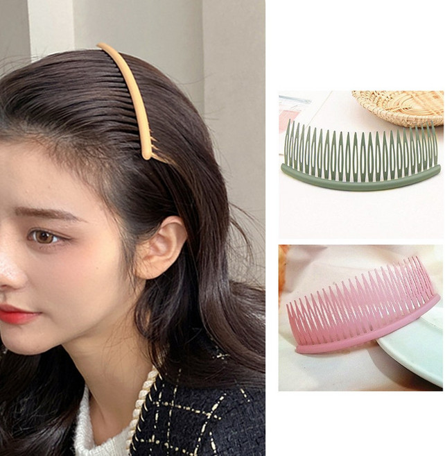 와이드 올림머리 빗핀 1+1 올림머리핀 고정빗핀 헤어빗핀 심플빗핀 빗핀 비녀 헤어핀 올림머리빗핀 비녀 앞머리고정