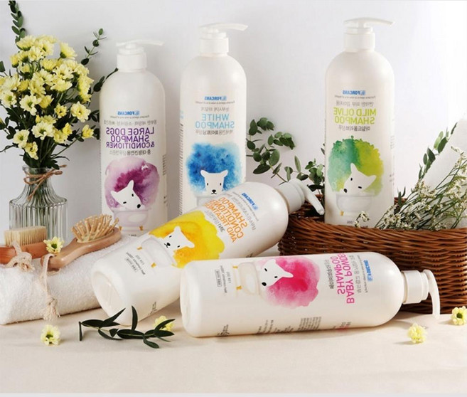 댕댕이용 순한 베이비파우더 샴푸 강아지아로마, 1개