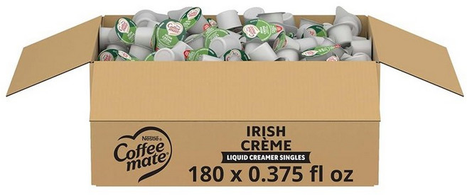 네슬레 커피메이트 액상 크리머 오리지널 180개입 락토프리 Coffee mate, 아이리쉬 크림, 1개