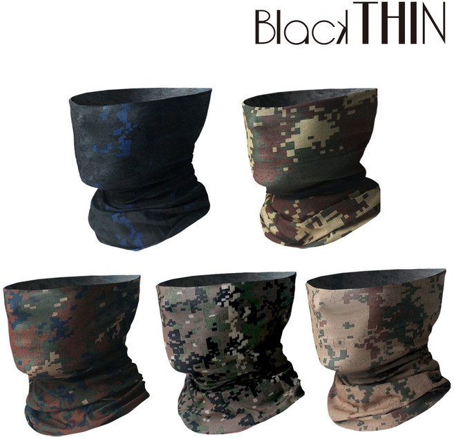 블랙딘 멀티스카프 5장1세트 넥워머 쿨마스크 바라클라바 등산 쿨스카프 스포츠 햇빛가리개