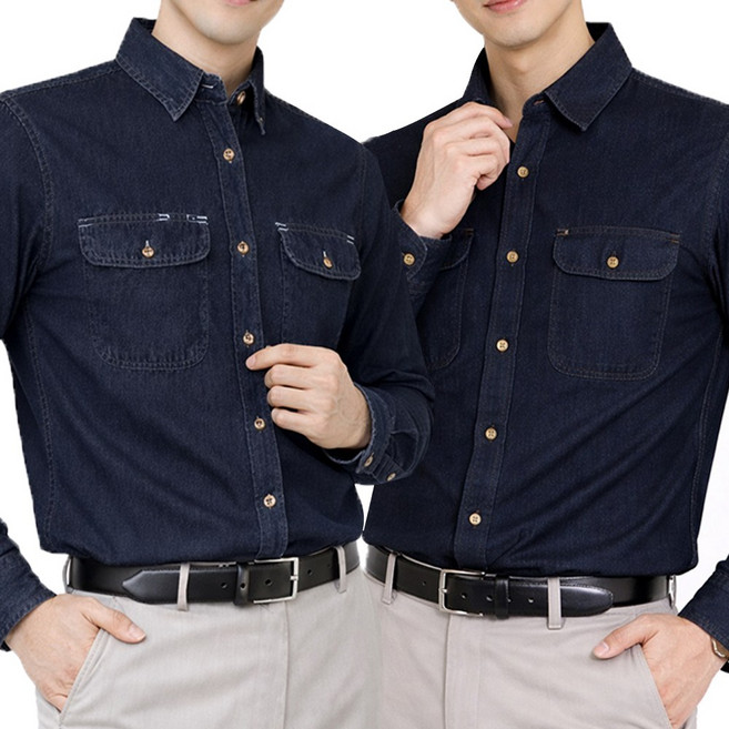 2장 [SPM] 윈드C면청남방 스판 데일리 빅사이즈