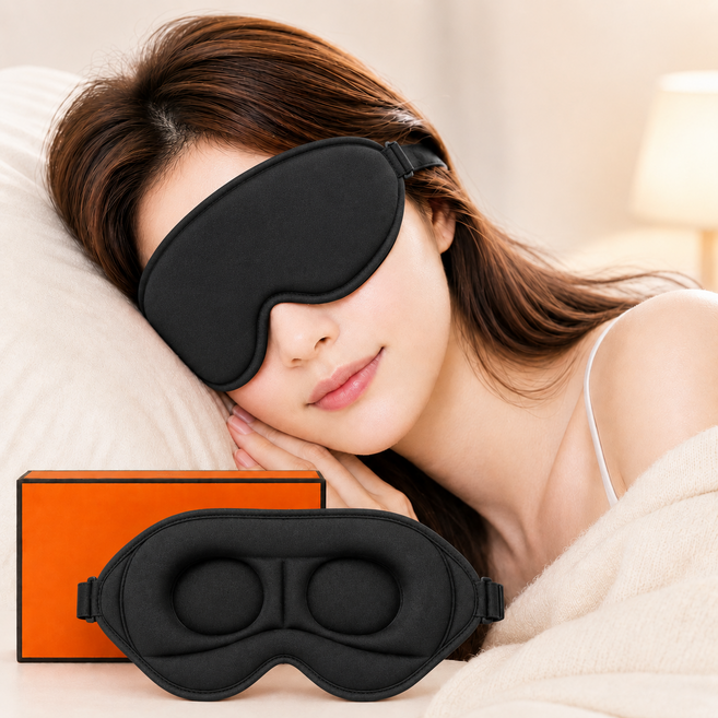 꿀잠연구소 3세대 4D 딥슬립 수면안대