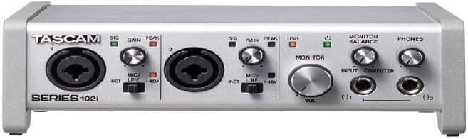 SERIES-102i 오디오/MIDI 인터페이스 타스캠 TASCAM