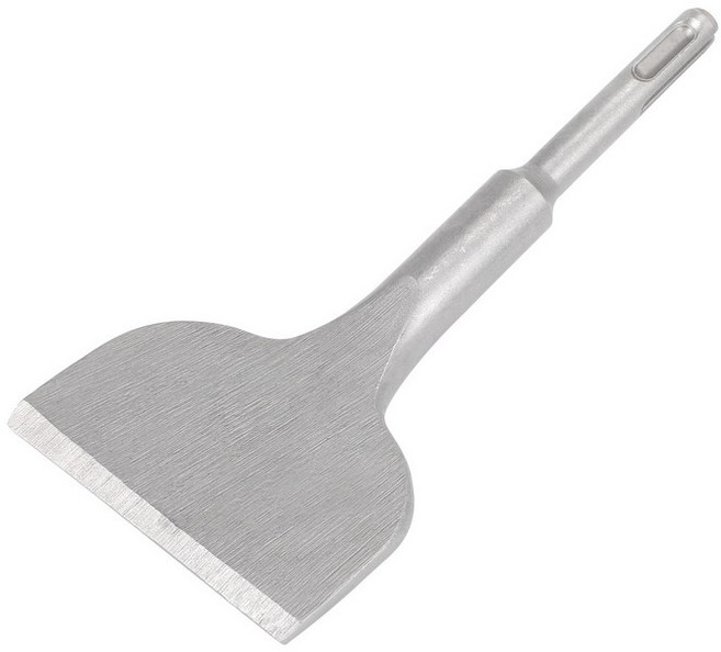 SDS Plus Shank 3-in 와이드 전기 해머 치젤 앵글 딩 헤비 듀티 구부러진 타일 chisel 180x75mm, 은