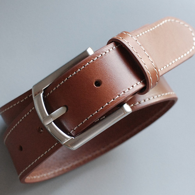 카시니 이탈리아 천연 통가죽 벨트 3.3cm 남성 여성 빅사이즈 가능 (CSBT010) <국내생산>