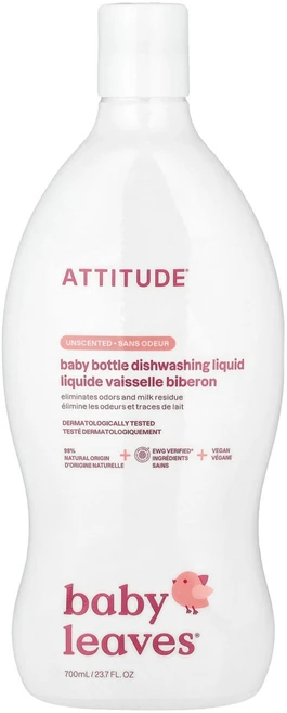 애티튜드 베이비 리브스 젖병용 주방세제 무향 700ml ATT-13179 - 쿠팡