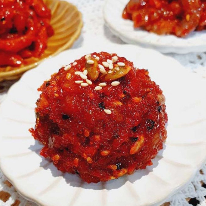 비빔밥 반찬용 씨앗젓갈 500g, 1개