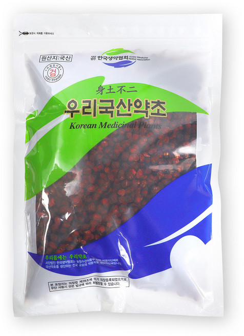 국산 건 오미자 300g 차 말린, 1개