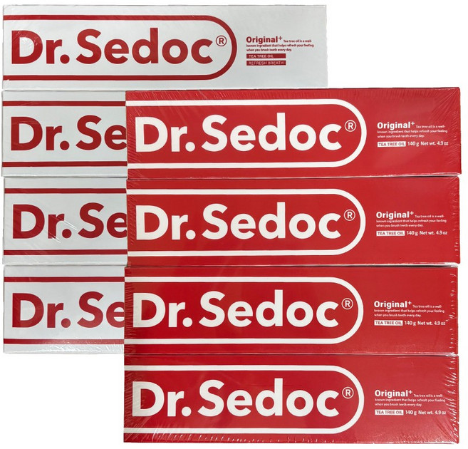 닥터세닥 오리지날 플러스 치약, 140g, 8개
